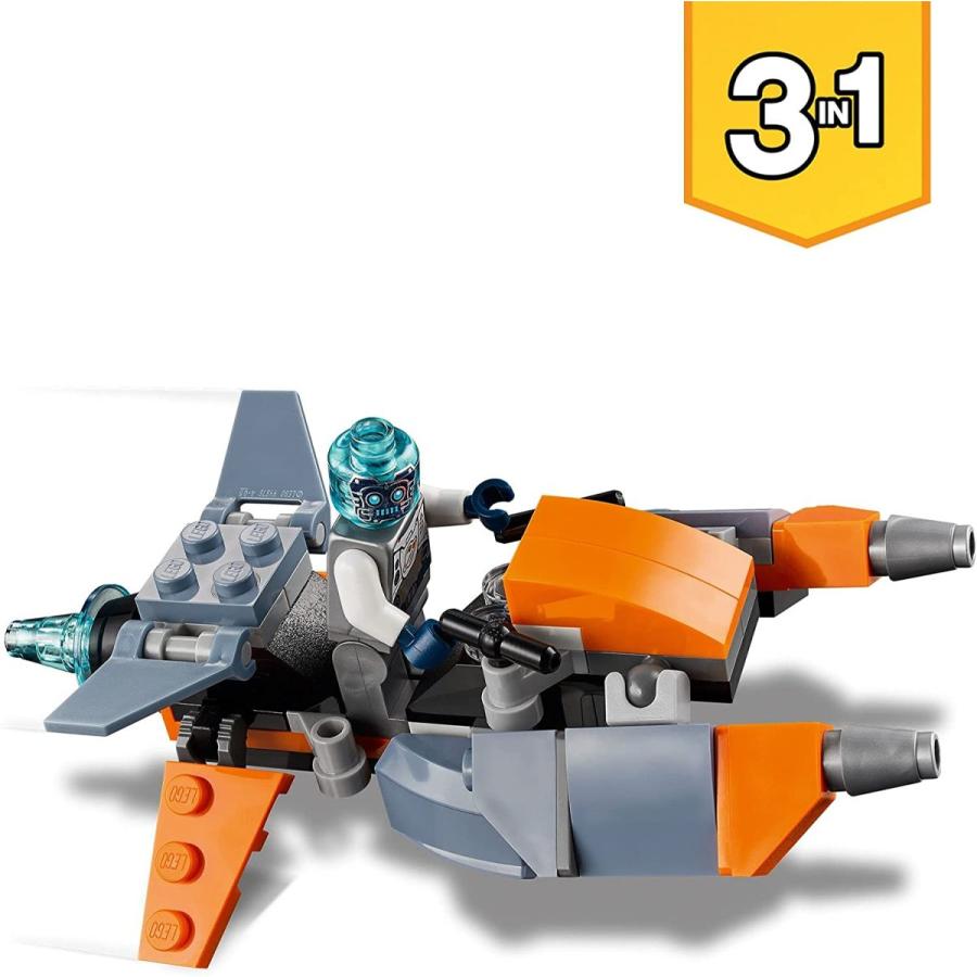 LEGO レゴ クリエイター サイバードローン 飛行機 3in1 31111 知育玩具