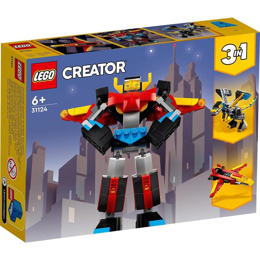 グリコ　アクションロボット　オリジナルロボ LEGO（レゴ） クリエイター スーパーロボット 3in1 31124 知育玩具