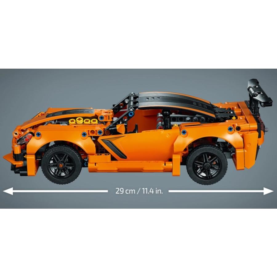 レゴ LEGO テクニック シボレー コルベット ZR1 42093 車 くるま 知育玩具 送料無料 おもちゃ ブロック アメ車 アメリカ ブランド 加速 排気量 最高速度｜pasokon｜13