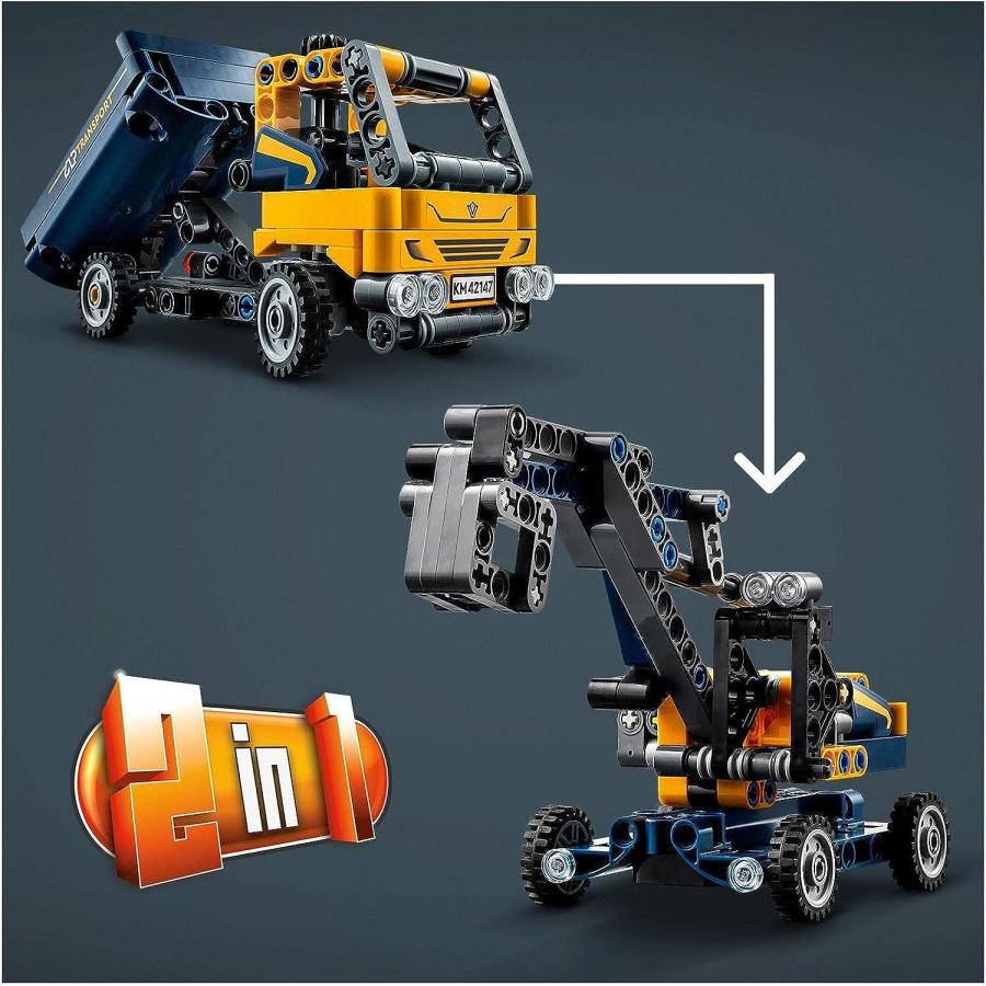 LEGO TECHNIC レゴ テクニック ダンプカー 42147 2in1 ステアリング