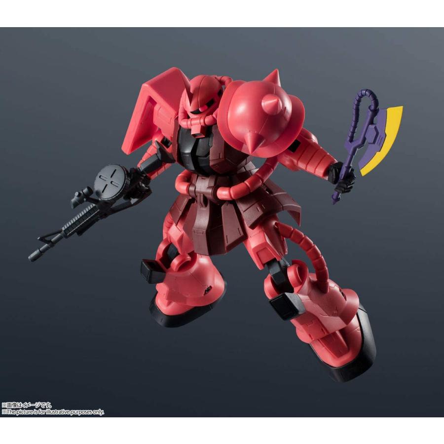 機動戦士ガンダム ザク GUNDAM UNIVERSE MS-06S CHAR'S ZAKU II 約150mm ABS&PVC製 塗装済み可動フィギュア 送料無料 GU-12 バンダイ｜pasokon｜03