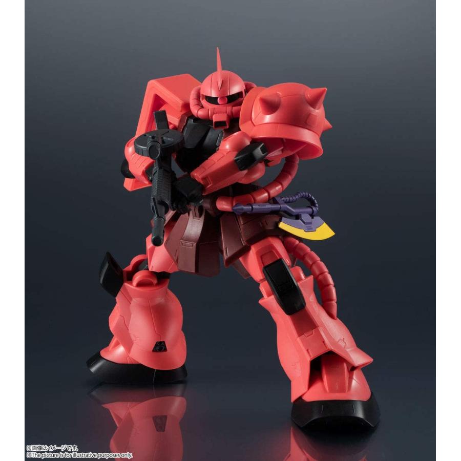 機動戦士ガンダム ザク GUNDAM UNIVERSE MS-06S CHAR'S ZAKU II 約150mm ABS&PVC製 塗装済み可動フィギュア 送料無料 GU-12 バンダイ｜pasokon｜07