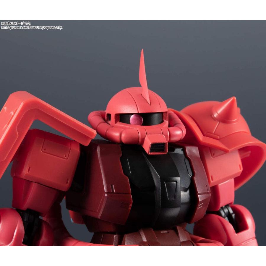 機動戦士ガンダム ザク GUNDAM UNIVERSE MS-06S CHAR'S ZAKU II 約150mm ABS&PVC製 塗装済み可動フィギュア 送料無料 GU-12 バンダイ｜pasokon｜08