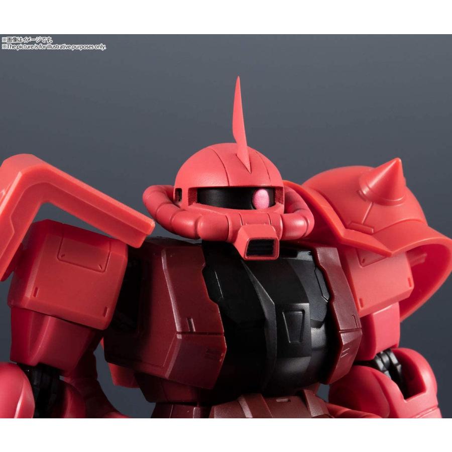 機動戦士ガンダム ザク GUNDAM UNIVERSE MS-06S CHAR'S ZAKU II 約150mm ABS&PVC製 塗装済み可動フィギュア 送料無料 GU-12 バンダイ｜pasokon｜09