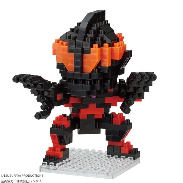 nanoblock ウルトラマンベリアル 280ピース 怪獣 宇宙人 円谷