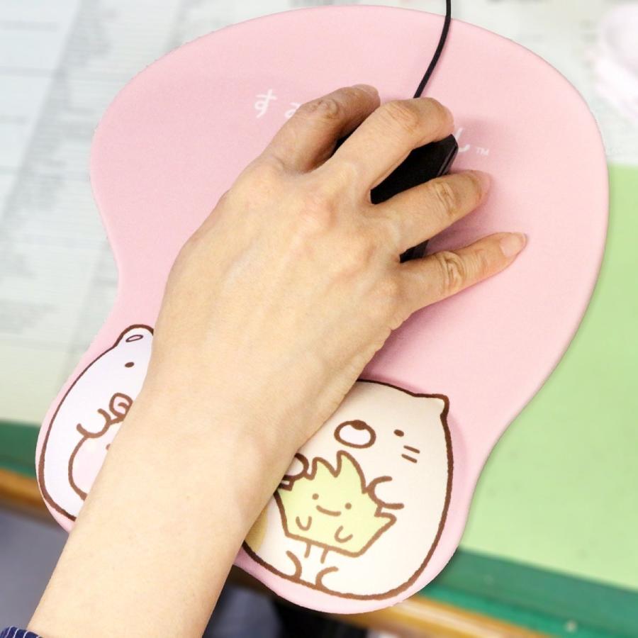 すみっコぐらし Sanrio 立体マウスパッド ピンク San-x インテリア
