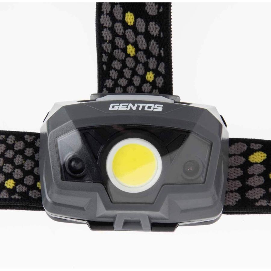 GENTOS（ジェントス） ヘッドライト ヘッドランプ 電池 防滴 防災 懐中