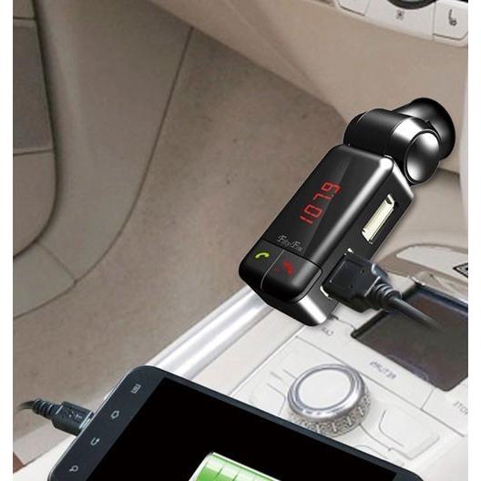 FMトランスミッター Bluetooth ハンズフリー対応 FF-BC06 Fifty-five 送料無料 USB充電ポート搭載 |  | 03