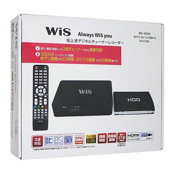送料無料　WIS 地デジ チューナー レコーダー HDD 500GB 3波チューナー 録画 増設可能 WS-4DRX