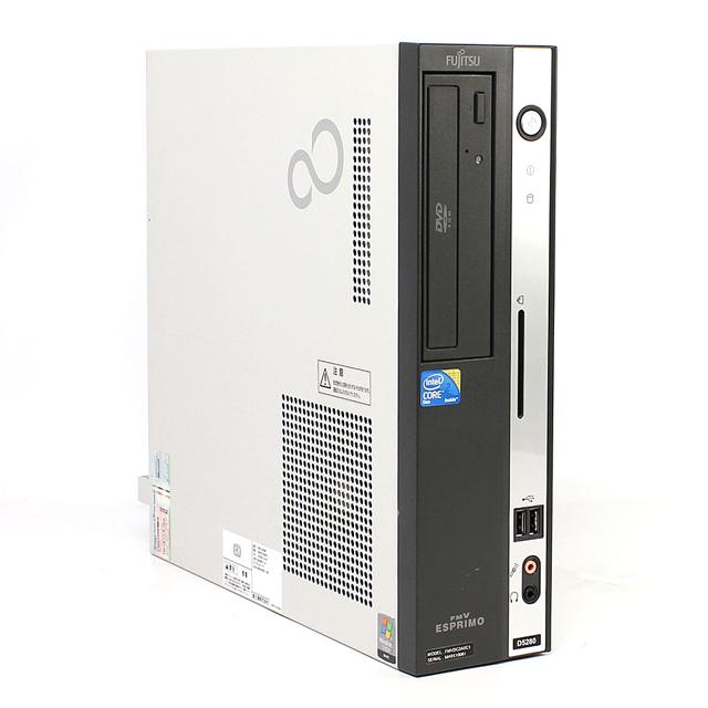 中古 パソコン 富士通 D530 希少な Windows XP Pro 32bit 大容量 HDD 500GB プリンタポート（パラレルポート）装備 Core 2 Duo｜pasonet｜03