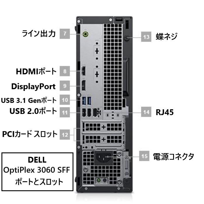 DELL（デル） 中古 パソコン デスクトップ 整備済み 第8世代 Core i5