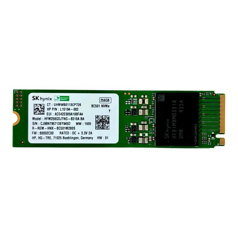 SK hynix 中古 PCパーツ □ 製 内蔵 M.2 NVMe type2280 SSD 256GB