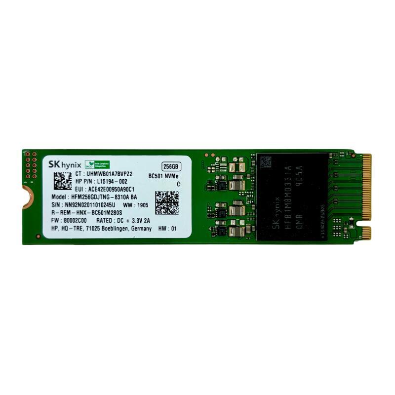 SK hynix NVMe 1TB SSD 使用時間:7800 中古動作品 SK hynix 中古 PCパーツ □ 製 内蔵 M.2 NVMe type2280 SSD 256GB