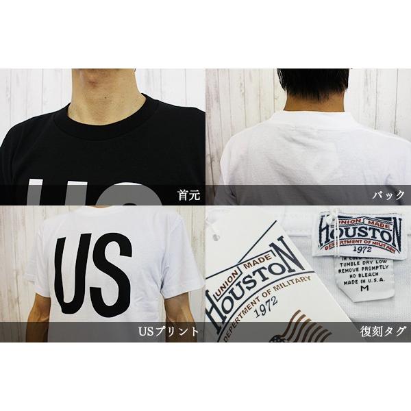 HOUSTON ヒューストン メンズ Tシャツ 半袖 プリント USA #21357us 1906｜pass-port｜06