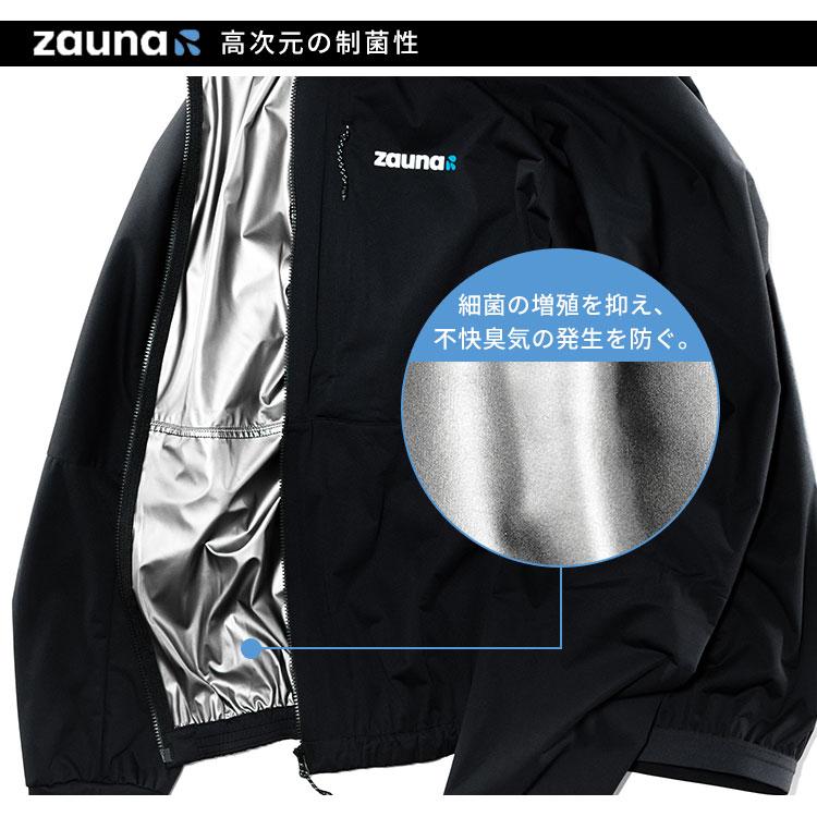 新色追加 zauna ザウナスーツ デポルターレ Deportare ブラック ブルー カーキ 収納袋付_4