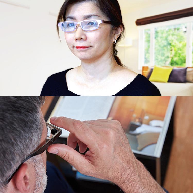 オックスブリッジ アイジャスターズ 度数可変シニアグラス