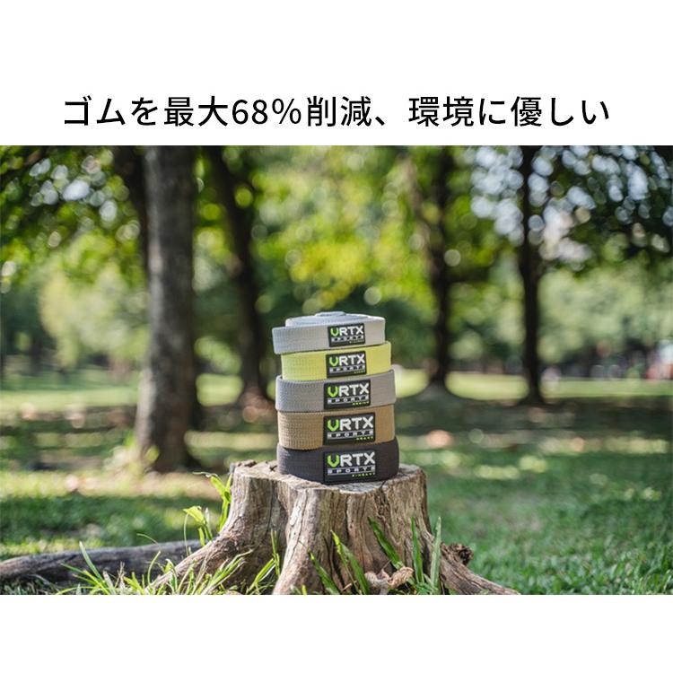 3本セット VRTX フィットネスバンド XーLIGHT LIGHT MEDIUM 耐荷重1000kg 布製トレーニングバンドの画像