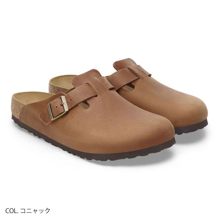 NEW！送料無料！ビルケンシュトック ジャパン 正規取扱店 BIRKENSTOCK ビルケンシュトック Boston ボストン オイルドレザー ユニセックスの画像