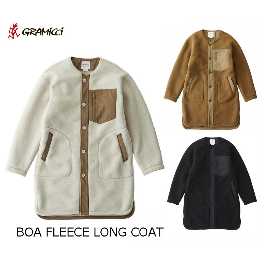 GRAMICCI グラミチ ウィメンズ BOA FLEECE LONG COAT ボアフリース 