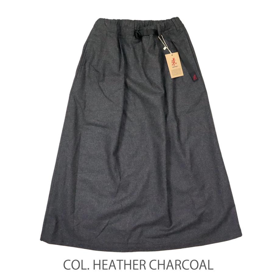GRAMICCI グラミチ WOOL BLEND LONG FLARE SKIRT ウールブレンド 
