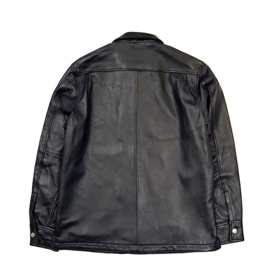 Schott N.Y.C ショット LAMB LEATHER PATCH POCKET SHIRT レザー Schott N.Y.C ショット LAMB LEATHER PATCH POCKET SHIRT レザー