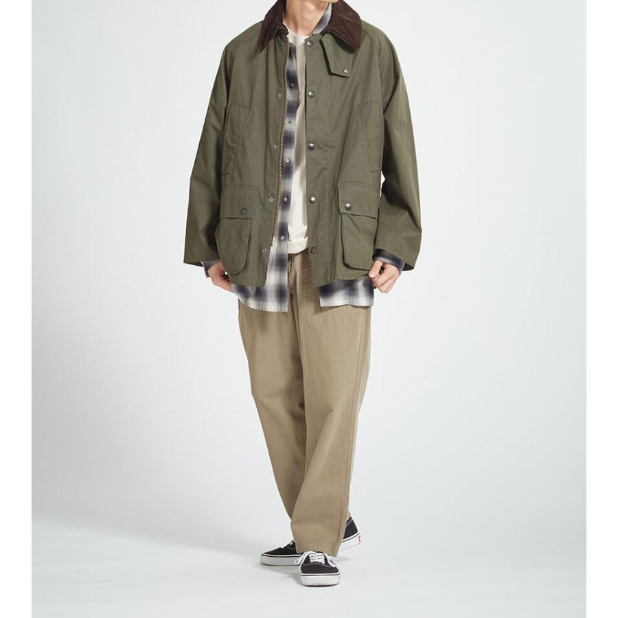 【25SS/未使用近/XL】バブアー 別注 ピーチスキン ビデイル 42 カーキ Barbour（バブアー） ブルゾン アウター 「BEDALE / ビデイル」ピーチ