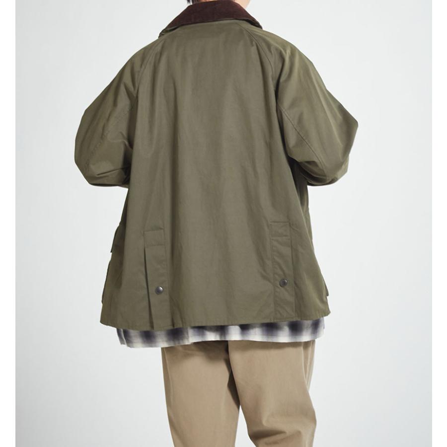 送料無料！正規取扱店 Barbour バブアー BEDALE ビデイル ピーチスキン コットン ブルゾン（オーバーサイズフィット） 261MCA0933 ￥63,800の画像