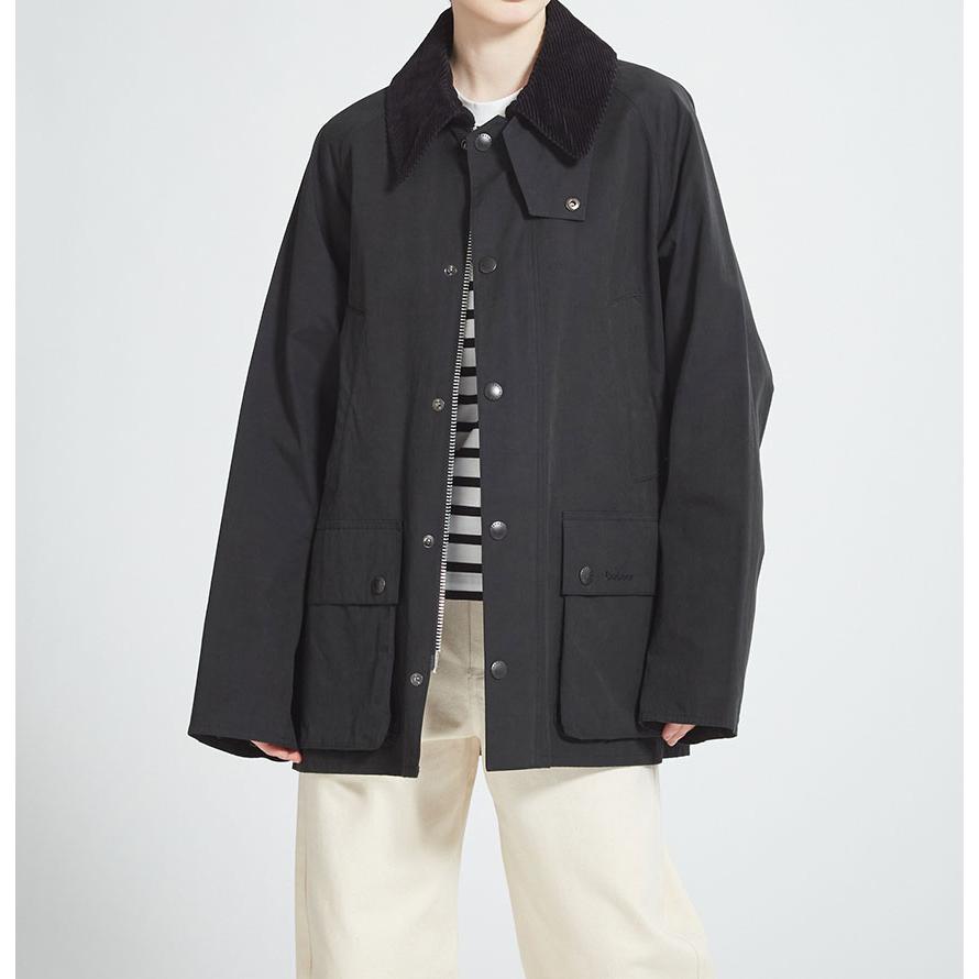 送料無料！正規取扱店 Barbour バブアー BEDALE ビデイル ピーチスキン コットン ブルゾン（オーバーサイズフィット） 261MCA0933 ￥63,800の画像