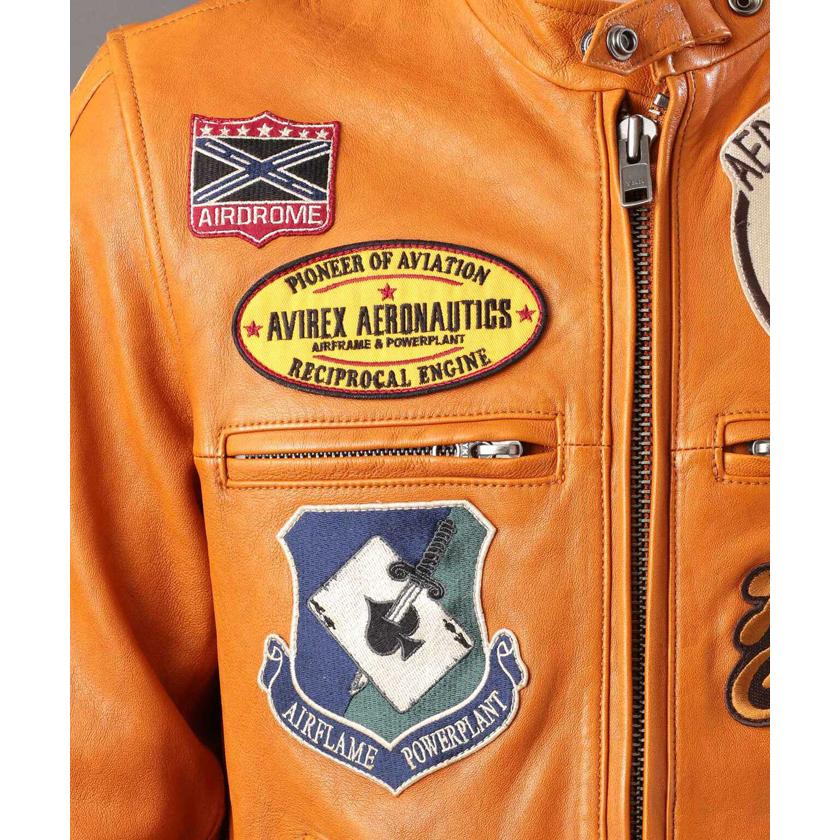最終セール‼︎ AVIREX アヴィレックス 6121043 ライダース M 楽天市場】AVIREX アヴィレックス パッチド ライダース
