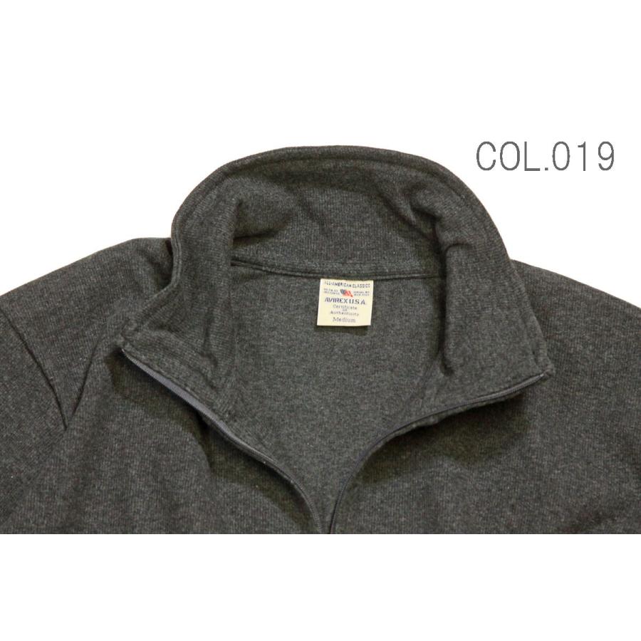 [アヴィレックス] デイリー スタンド リブ ジップジャケット DAILY STAND ZIP RIB JACKET 6153642 Lサイズ 014 GREY AVIREX（アヴィレックス） デイリー RIB STAND ZIP JACKETスタンド