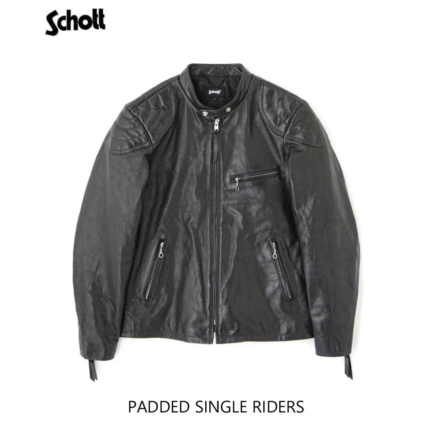 Schott N.Y.C（ショット） SALE！送料無料！Schott PADDED SINGLE
