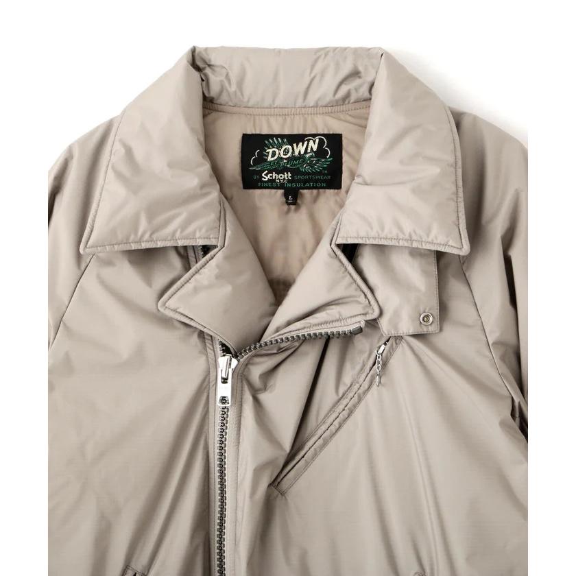 送料無料！Schott ショット xNANGA ナンガ AURORA DOUBLE BREAST DOWN JACKET オーロラ ダブルブレスト ダウンジャケット 7825253004 ￥88,000の画像