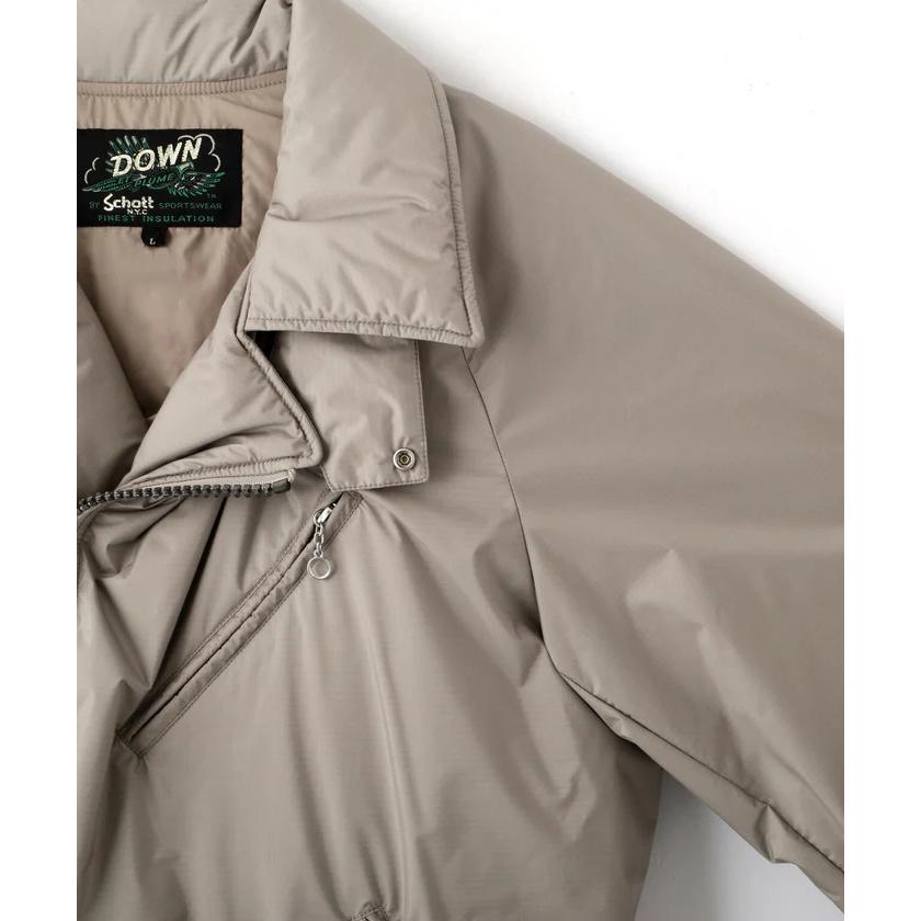 送料無料！Schott ショット xNANGA ナンガ AURORA DOUBLE BREAST DOWN JACKET オーロラ ダブルブレスト ダウンジャケット 7825253004 ￥88,000の画像