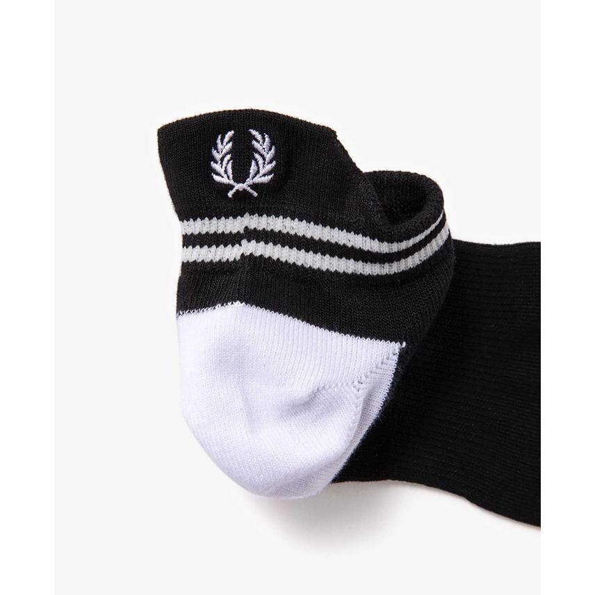 クリックポスト送料無料！FRED PERRY フレッドペリー Tipped Rib Ankle Socks ティップライン リブ アンクルソックス F19999 ユニセックスサイズ ￥1,650｜passage-store｜03