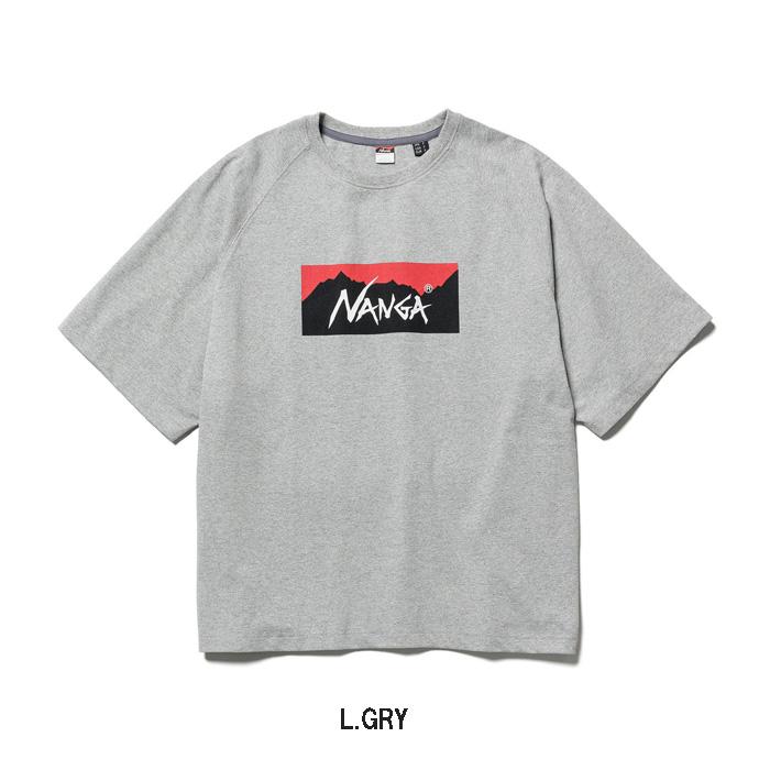 NANGA ナンガ ECO HYBRID BOX LOGO LOOSE FIT TEE エコハイブリッド ザ ボックスロゴ ルーズフィットTシャツ NW2311-1G209 ￥6,270｜passage-store｜02