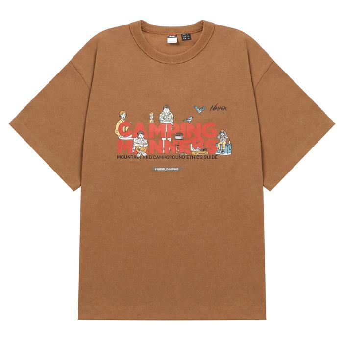 送料無料！NANGA ナンガ ECO HYBRID CAMPING MANNERS SOAP BUBBLES TEE エコハイブリッド キャンピングマナーズ ソープバブルズT NW2411-1G801 ￥6,600｜passage-store｜07