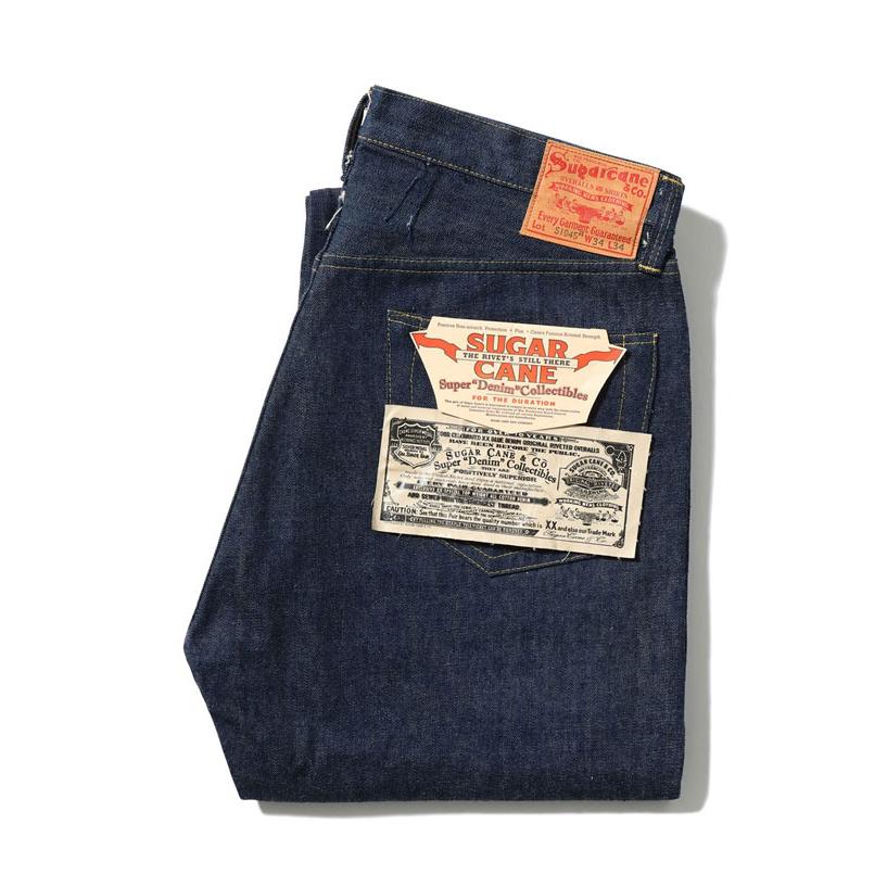 送料無料！SUGAR CANE シュガーケーン Super Denim Collectibles #01 14oz. BLUE DENIM WAIST OVERALLS “S1945” MODEL SC49001 ￥49,500の画像