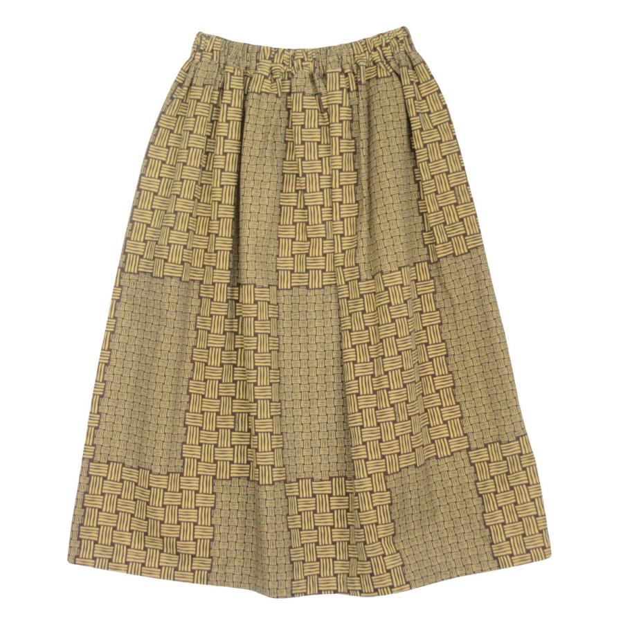 TIGRE BROCANTE ティグルブロカンテ Waist Gather Tuck Skirt ウエストギャザー タックスカート 石北 有美