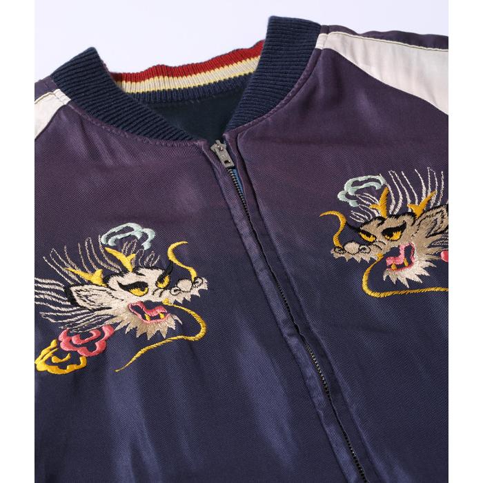 送料無料！TAILOR TOYO テーラー東洋 Early 1950s Style Acetate Souvenir Jacket "EAGLE"×"DRAGON" TT15393 エイジングモデル スカジャン｜passage-store｜12