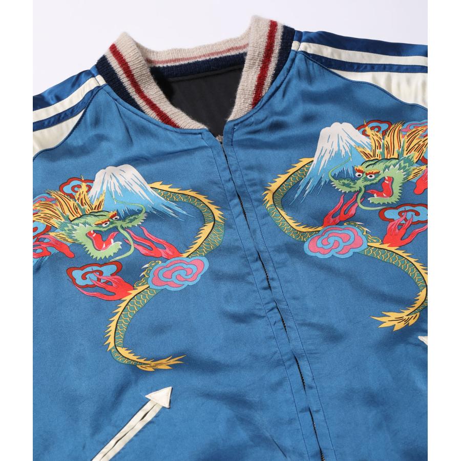 SALE！テーラー東洋Early 1950s Style Acetate Souvenir Jacket KOSHO & CO. Special Edition スカジャン DUELLING DRAGINS×JAPAN MAP TT15531￥96,800の画像