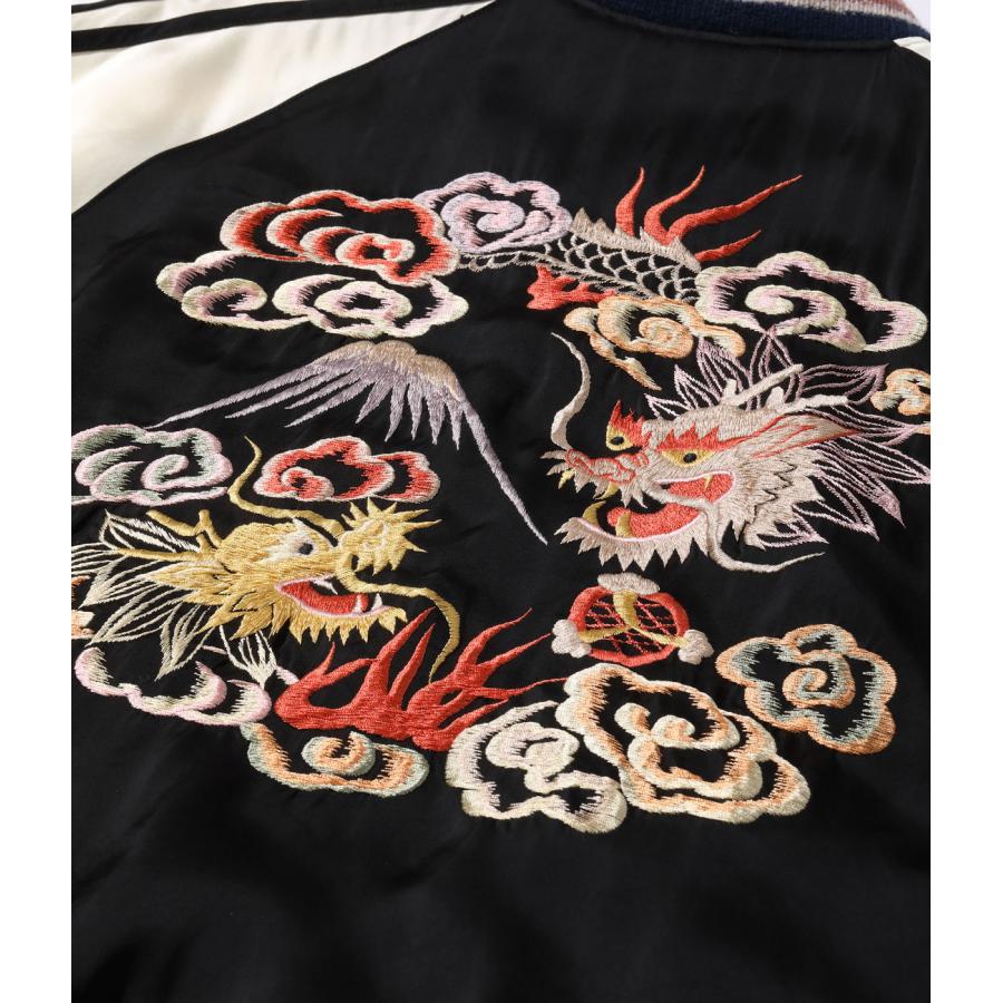 SALE！テーラー東洋Early 1950s Style Acetate Souvenir Jacket KOSHO & CO. Special Edition スカジャン DUELLING DRAGINS×JAPAN MAP TT15531￥96,800の画像