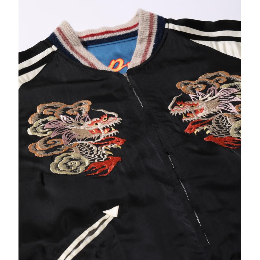 SALE！テーラー東洋Early 1950s Style Acetate Souvenir Jacket KOSHO & CO. Special Edition スカジャン DUELLING DRAGINS×JAPAN MAP TT15531￥96,800の画像