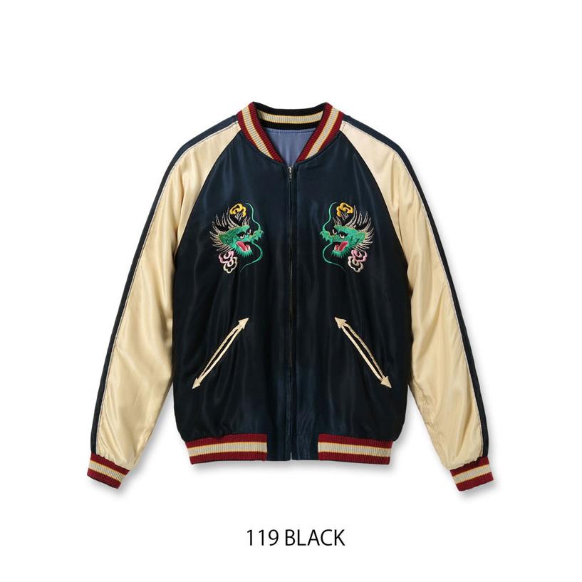 送料無料！テーラー東洋 Early 1950s Style Acetate Souvenir Jacket エイジングモデル "EAGLE & DRAGON"×"GREEN DRAGON" 鷲と龍×龍 TT15545-119￥90,200の画像