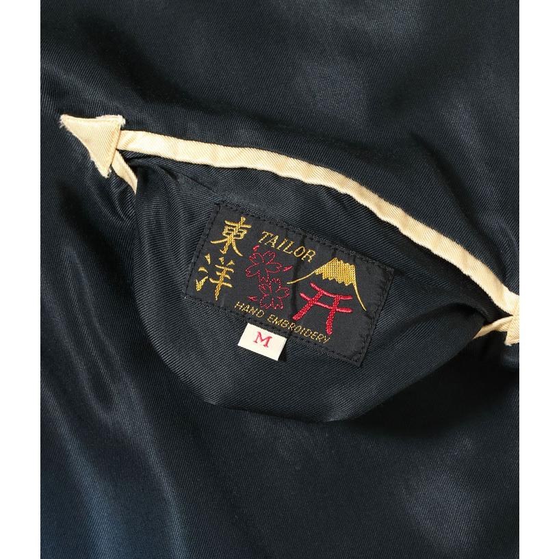 送料無料！テーラー東洋 Early 1950s Style Acetate Souvenir Jacket エイジングモデル "EAGLE & DRAGON"×"GREEN DRAGON" 鷲と龍×龍 TT15545-119￥90,200の画像