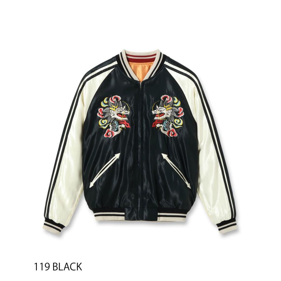 送料無料！TAILOR TOYO テーラー東洋 Early 1950s Style Acetate Souvenir Jacket "WHITE DRAGON"×"EAGLE" 白龍×鷲 TT15682-119 ￥71,500の画像