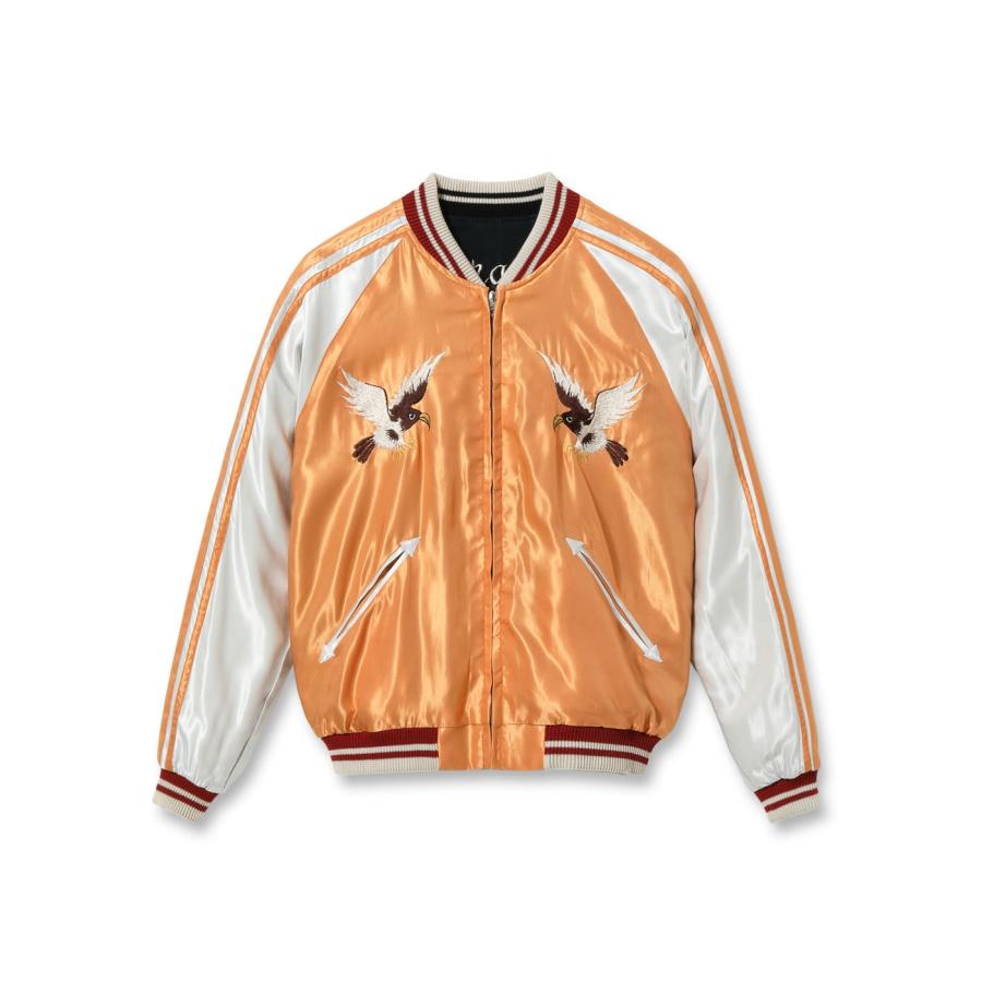 送料無料！TAILOR TOYO テーラー東洋 Early 1950s Style Acetate Souvenir Jacket "WHITE DRAGON"×"EAGLE" 白龍×鷲 TT15682-119 ￥71,500の画像