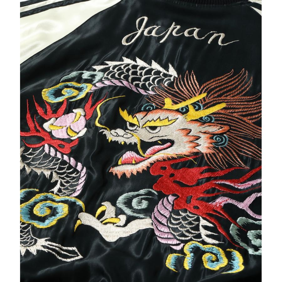 送料無料！TAILOR TOYO テーラー東洋 Early 1950s Style Acetate Souvenir Jacket "WHITE DRAGON"×"EAGLE" 白龍×鷲 TT15682-119 ￥71,500の画像