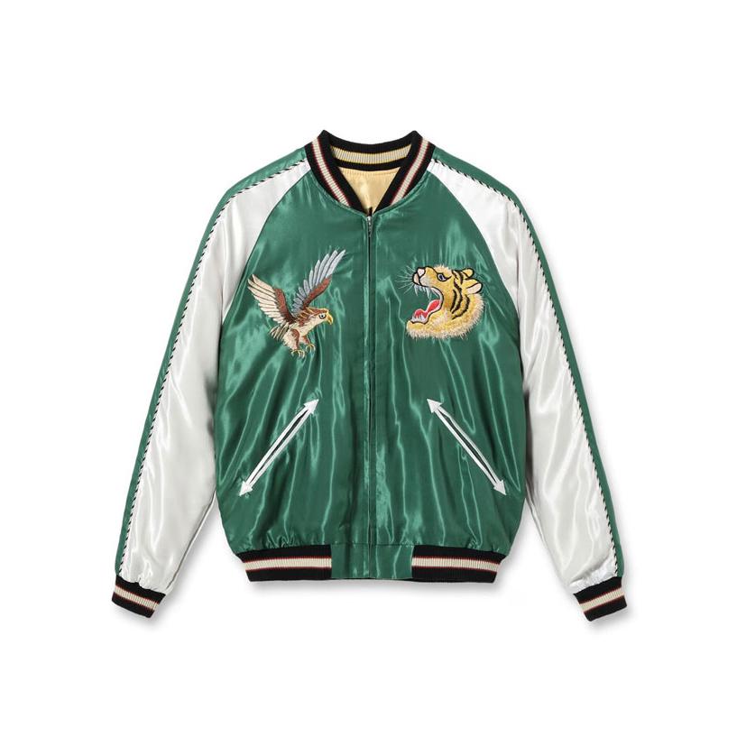 送料無料！テーラー東洋 TAILOR TOYO Early 1950s Style Acetate Souvenir Jacket スカジャン ROARING TIGER×JAPAN MAP TT15682-145 ￥71,500の画像