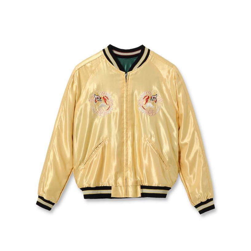 送料無料！テーラー東洋 TAILOR TOYO Early 1950s Style Acetate Souvenir Jacket スカジャン ROARING TIGER×JAPAN MAP TT15682-145 ￥71,500の画像