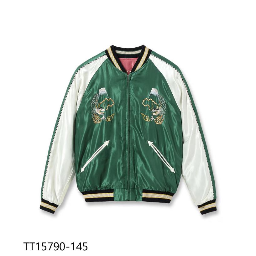 テーラー東洋 Mid 1950s Style Acetate Souvenir Jacket “EAGLE & TIGER”×“ROARING TIGER” スーベニアジャケット 鷹×虎 ローリングタイガーTT15790の画像